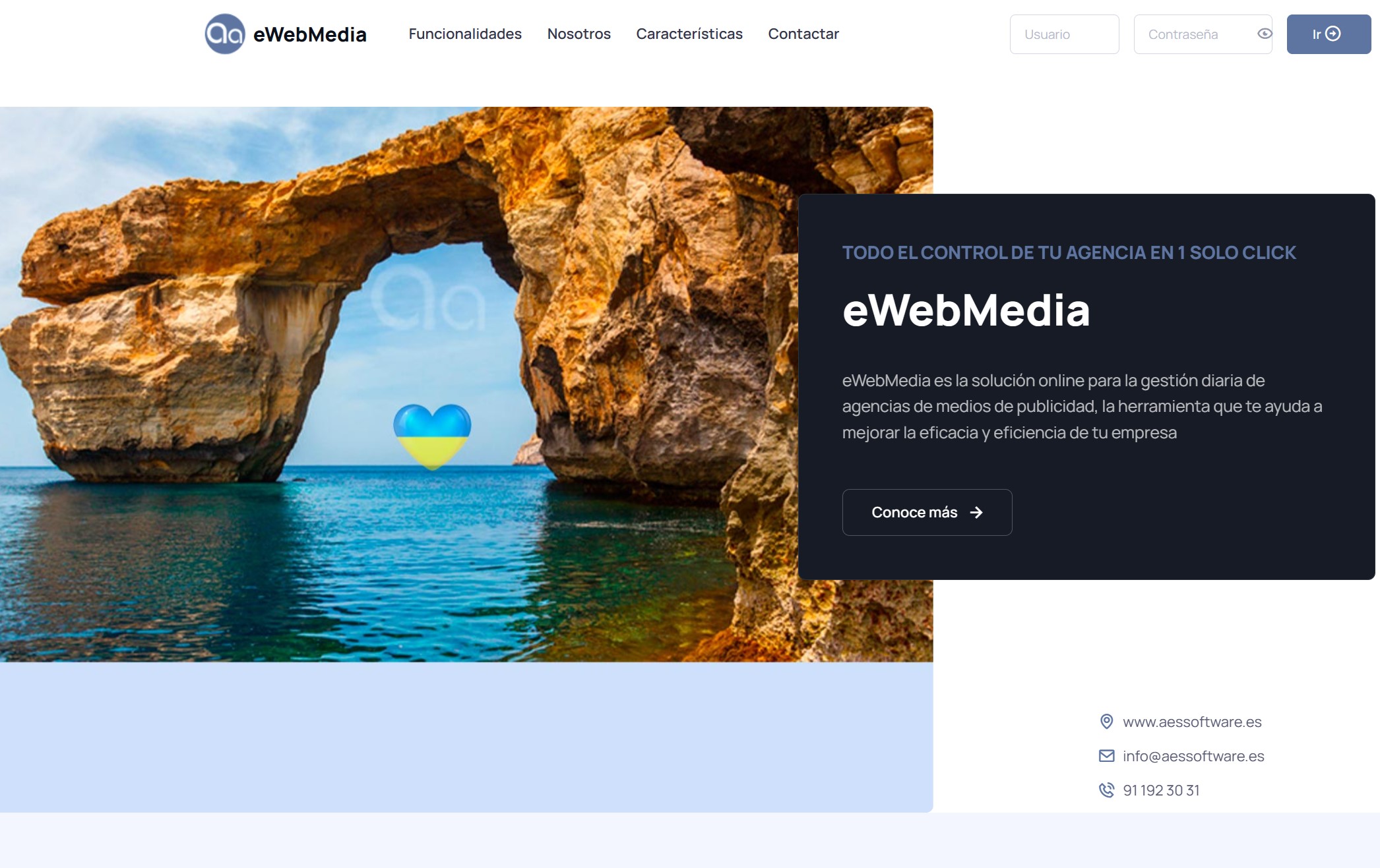 eWebMedia estrena página de entrada